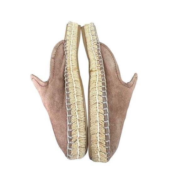 PRADA Espadrille Loafer Mule Slide Flat Shoe Brown Suede EU 36 - Picture 5 of 11